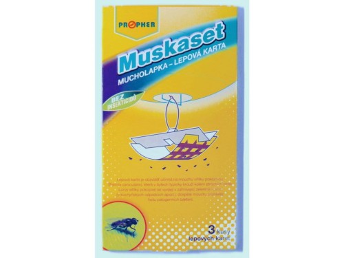 Pułapka - lep na muchy pokojowe MUSKASET