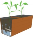 Skrzynka parapetowa BERBERIS 60 cm samonawadniająca - marki PLASTIA