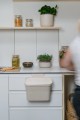 Wiszący pojemnik na bioodpady – kość słoniowa - PLASTIA