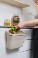 Wiszący pojemnik na bioodpady – kość słoniowa - PLASTIA