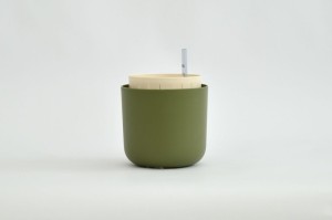 Doniczka TOLITA AIR 16 cm samonawadniająca Plastia - zielona